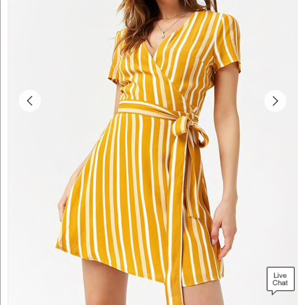 forever 21 wrap dress